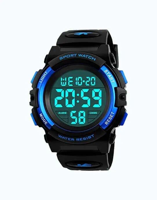 Product Image of the YF Wood Waterproof Digital Watch