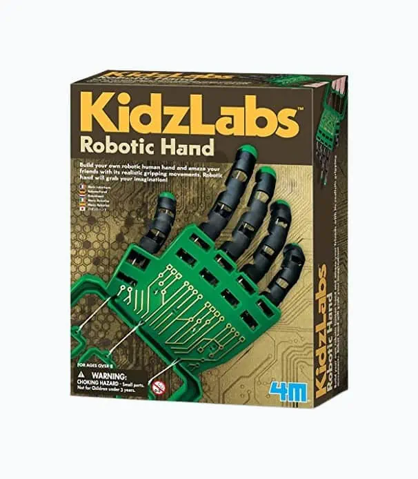 Product Image of the Kidzlabs Robotic Hand Kit