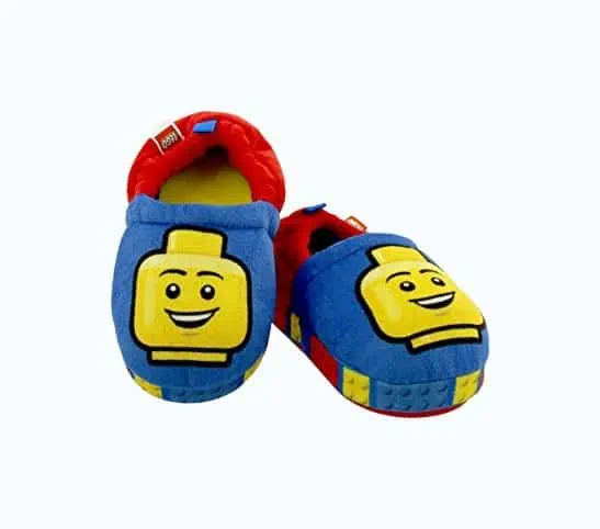 Product Image of the LEGO Blocks Toddler Plush A-line Slippers