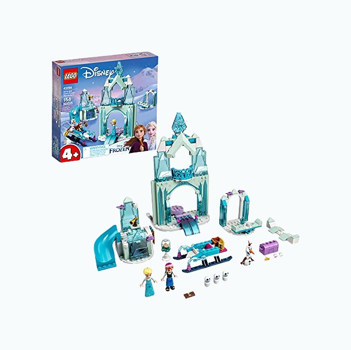 Product Image of the LEGO Disney Anna and Elsa’s Frozen Wonderland 43194 Castle Toy with Princess...