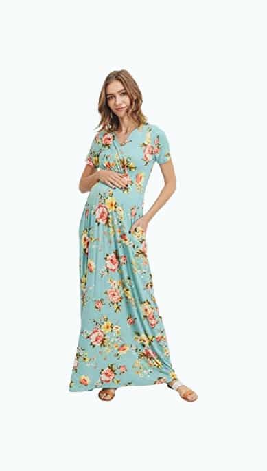 Product Image of the LaClef Maxi Nursing Dress