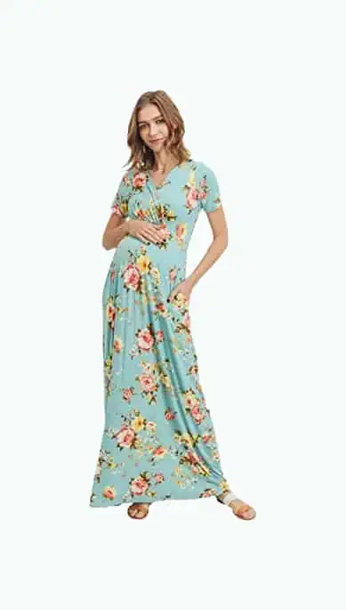 Product Image of the LaClef Maxi Nursing Dress