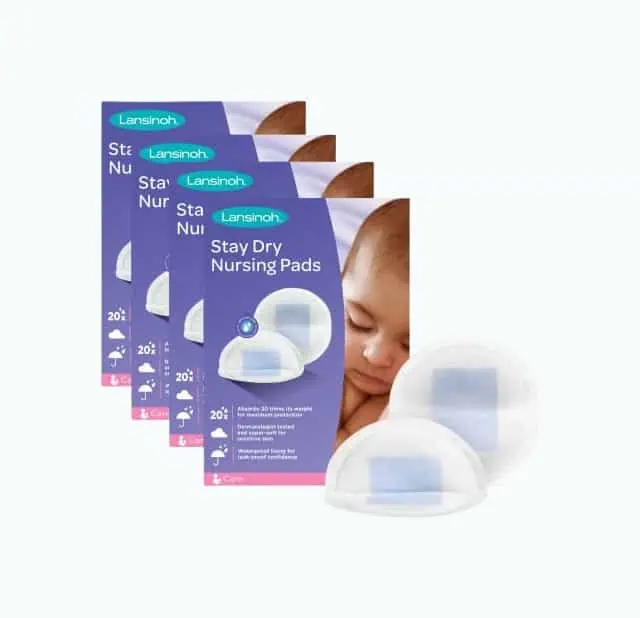 Product Image of the Lansinoh Stay Dry Disposable Nursing Pads