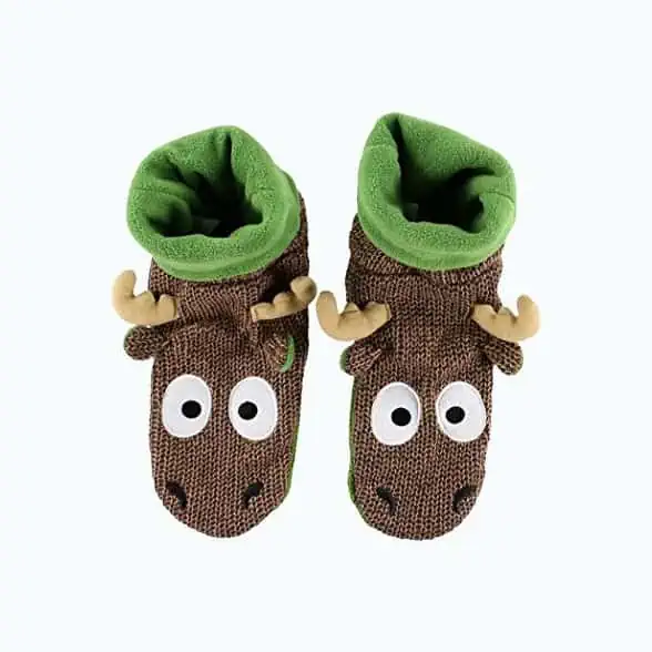 Product Image of the LazyOne Kids’ Woodland Slippers