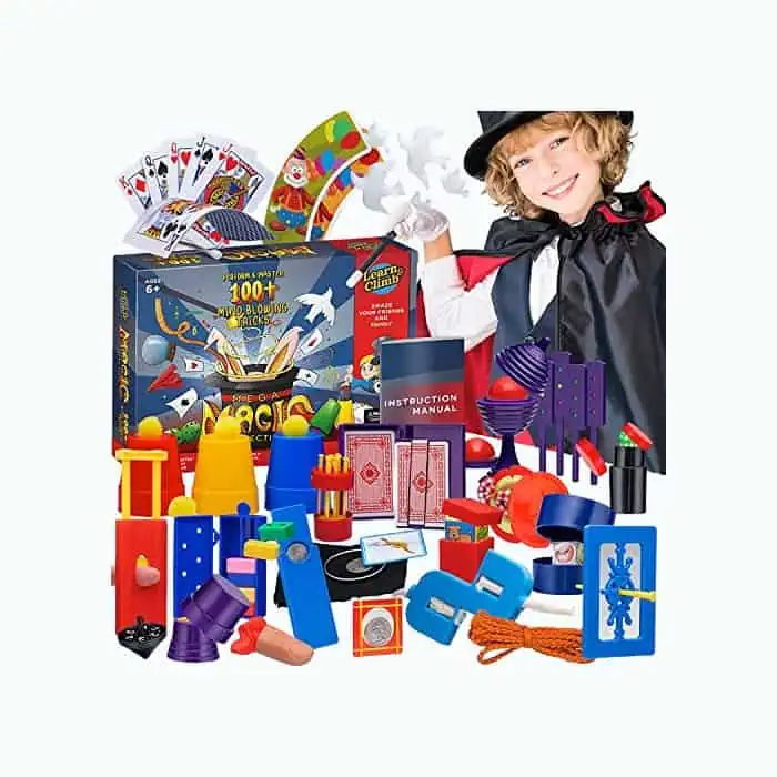 BrilliantMagic Magic Set Magic Kit for Kids Science Toys for Children Including 25 Classic Tricks Easy to Play Magic Best Gift for Boys Girls and