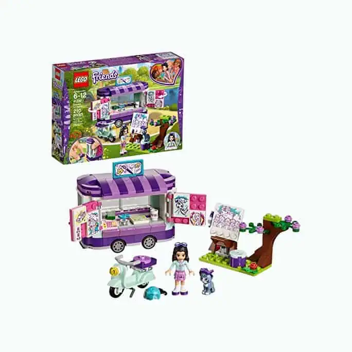 Product Image of the Lego Friends Emma’s Art Stand