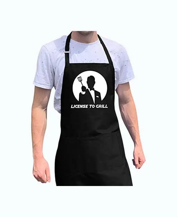 Product Image of the License to Grill Apron