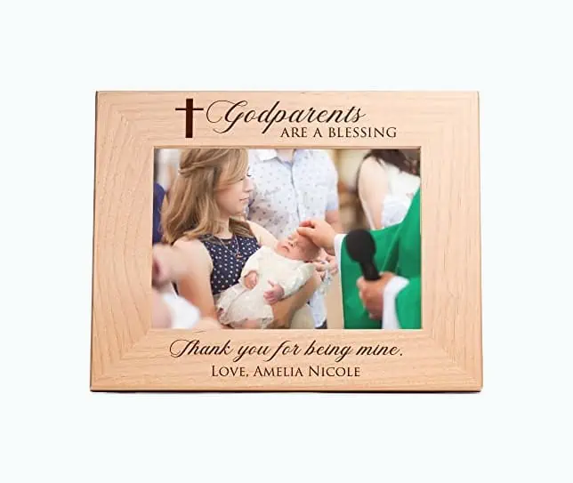 Product Image of the Lifetime Creations Personalized Godparent Picture Frame