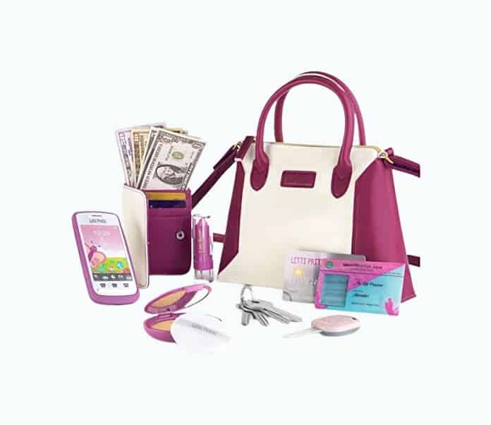 Product Image of the Litti Pritti Play Purse for Little Girls, Toddler Purse Set w/ Accessories,...