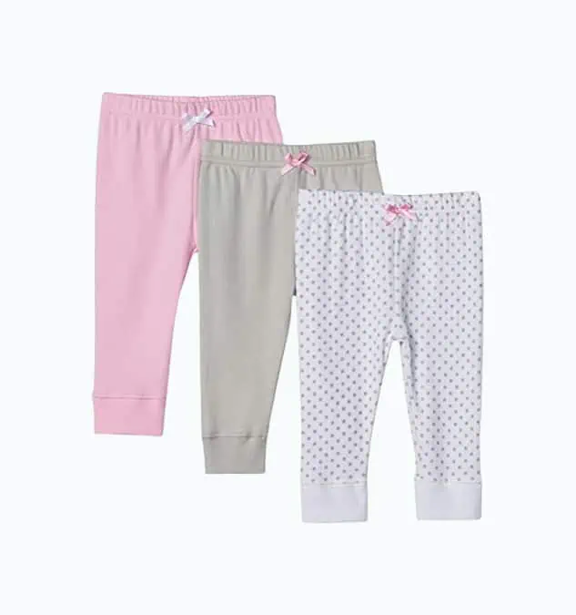 Product Image of the Luvable Friends Baby Cotton Tapered Ankle Pants