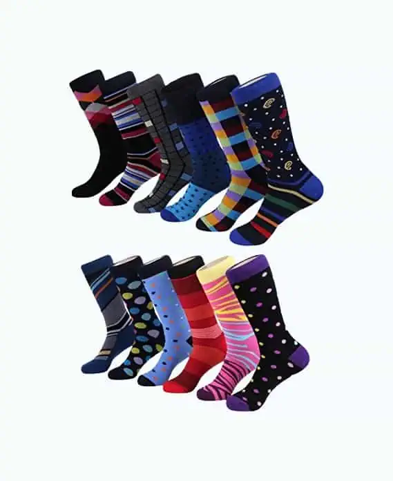 Product Image of the Marino: Fun Socks 12 Pair Multi-pack