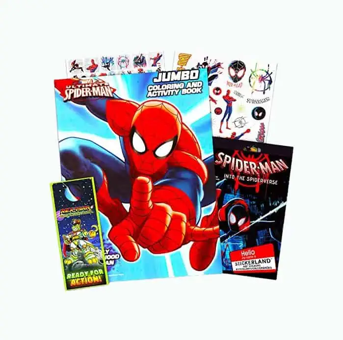 Product Image of the Marvel SpiderMan Coloring Set