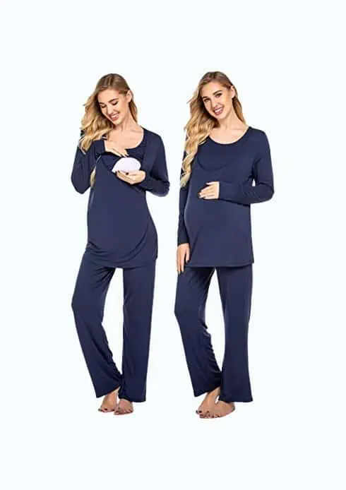 Product Image of the Maternity Cotton Pajamas