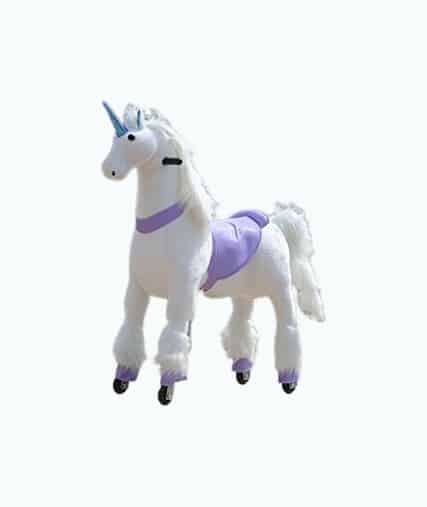 Product Image of the Medallion Ride-on and Bounce-up Unicorn
