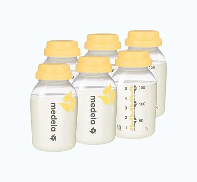 Product Image of the Medela Breast Milk Collection and Storage Bottles, 6 Pack, 5 Ounce Breastmilk...