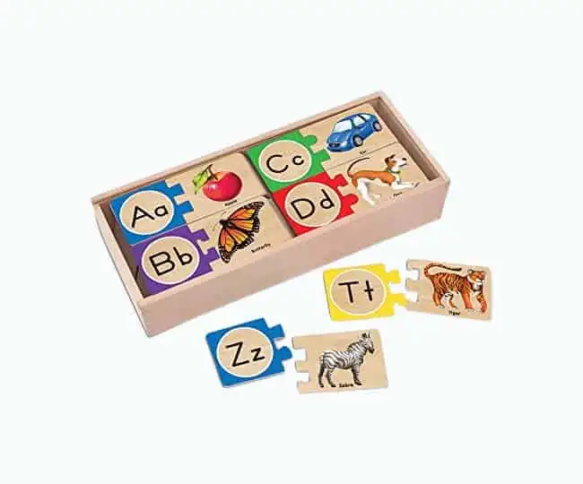 Product Image of the Melissa & Doug Self-Correcting Letter Puzzles