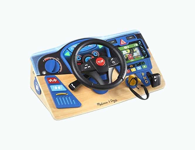 Product Image of the Melissa & Doug Vroom & Zoom Steering Wheel Toy