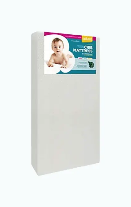 Product Image of the Milliard Premium Memory Foam Crib and Toddler Mattress