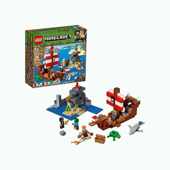 Product Image of the Minecraft The Pirate Ship Adventure By Lego