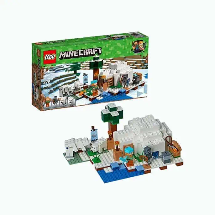 Product Image of the Lego Minecraft The Polar Igloo