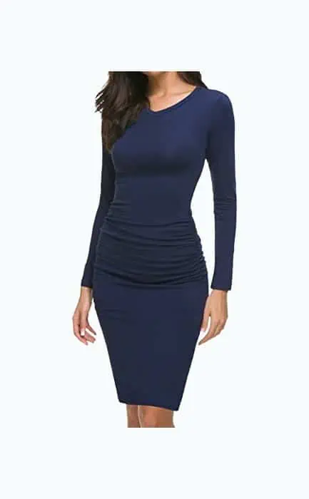 Product Image of the Missufe Midi Ruched Dress
