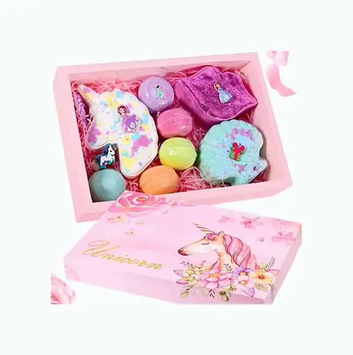 Product Image of the Monochef Unicorn Bath Bombs Gift Set