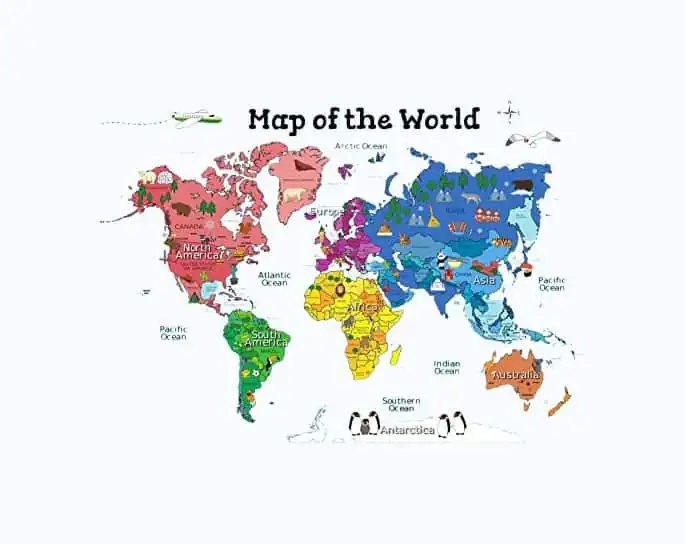 Product Image of the Motivation Without Borders Map Poster
