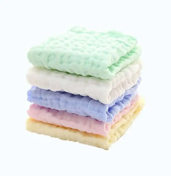 Product Image of the Mukin Baby Muslin Washcloths