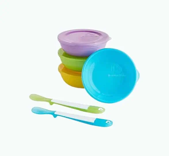 Product Image of the Munchkin Bowl and Spoon Feeding Set