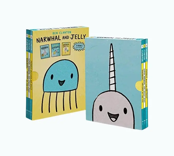 Product Image of the Narwhal and Jelly: Books & Poster Box Set