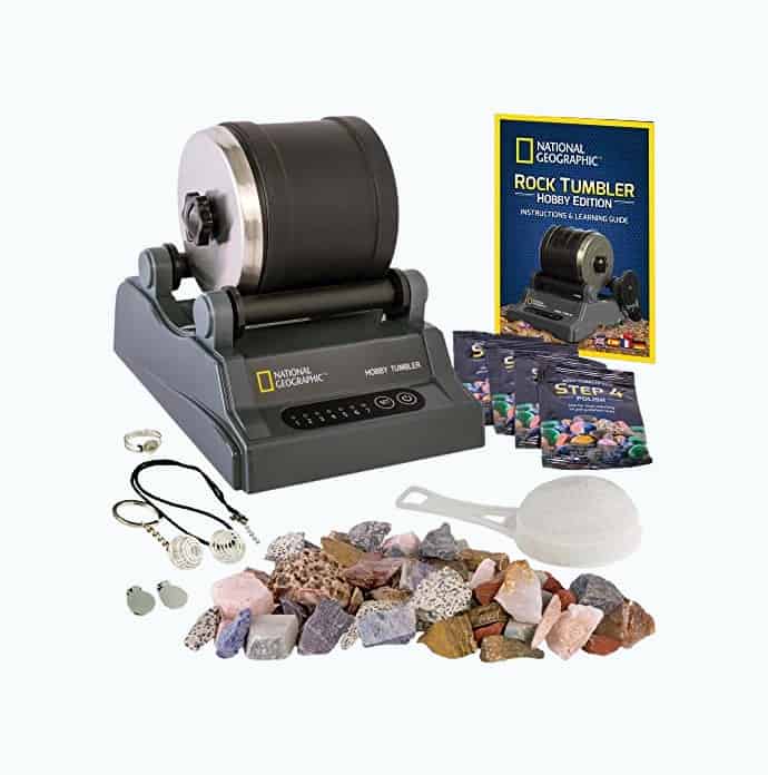 Product Image of the National Geographic Hobby Rock Tumbler Kit