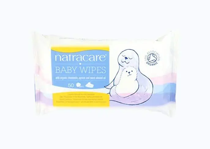 Product Image of the Natracare Organic Cotton BabyWipes