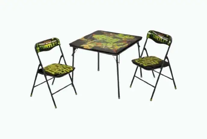 Product Image of the Nickelodeon Teenage Mutant Ninja Turtles Square Table and Chair