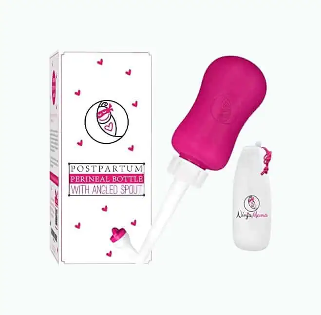 Upside Down Peri Bottle for Postpartum Care The Original Fridababy  MomWasher for Perineal Recovery and Cleansing After Birth