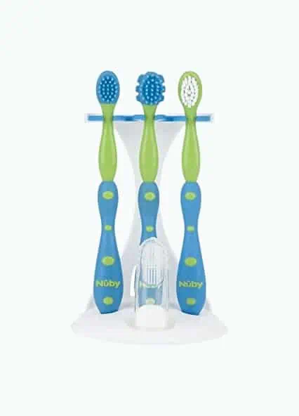 Product Image of the Nuby 4 Stage Oral Care Set