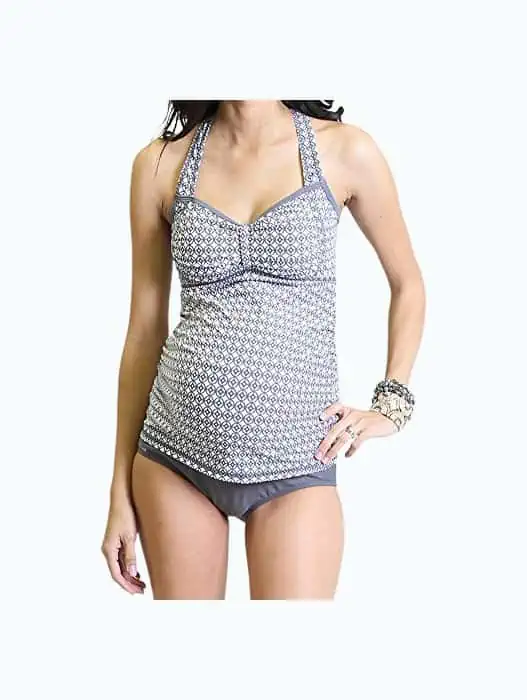 Product Image of the Oceanlily Ruched Front Maternity Swimwear
