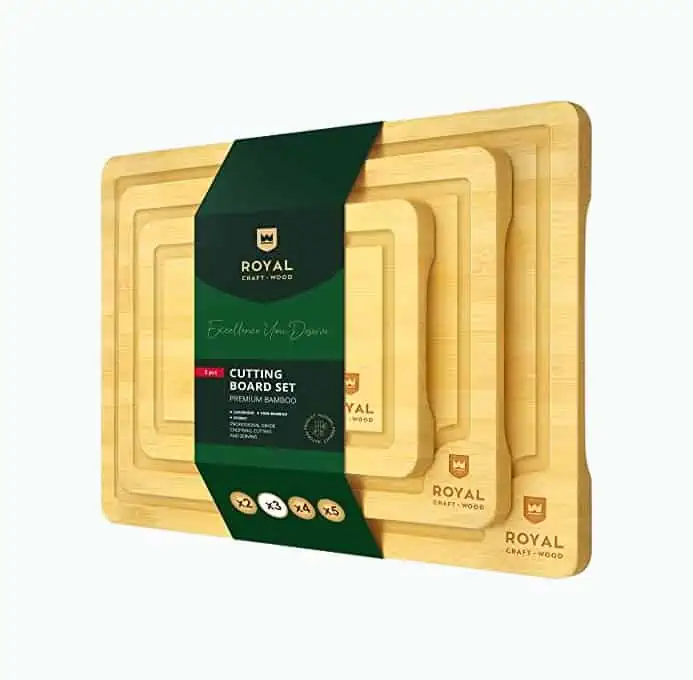 Product Image of the Organic Bamboo Cutting Board