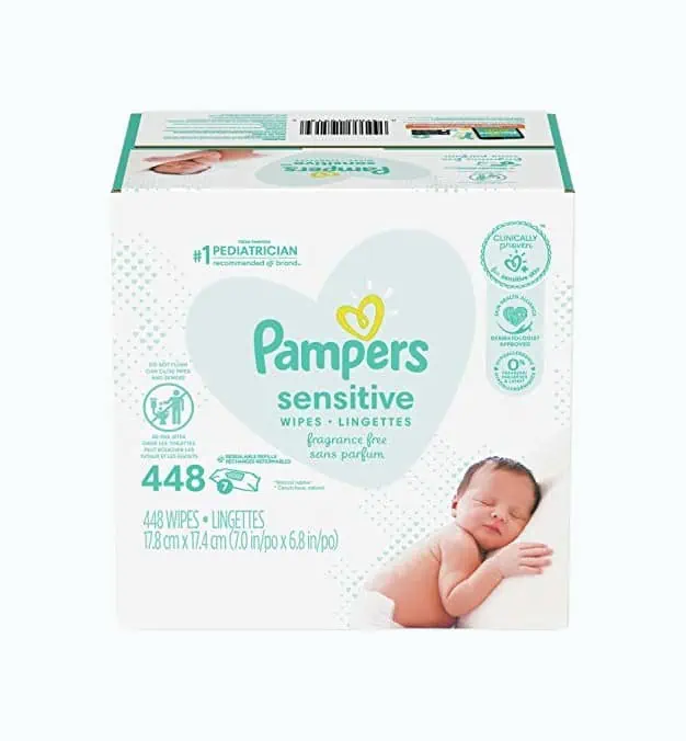 Product Image of the Pampers Sensitive Baby Wipes