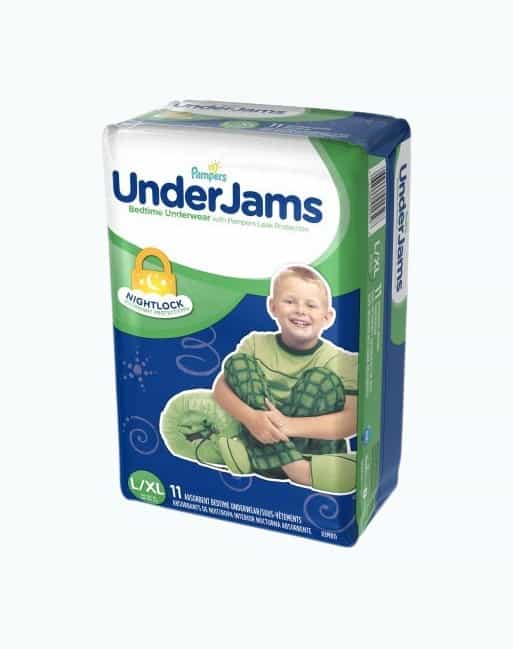Product Image of the Pampers UnderJams Bedtime Underwear Boys, Size L/XL, 11 ct