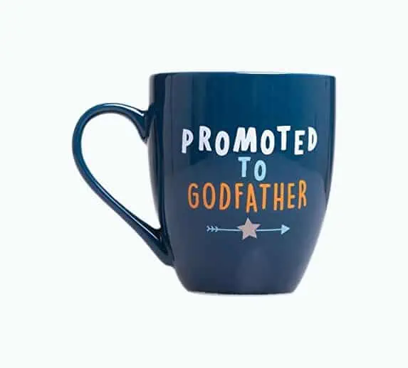 Product Image of the Pearhead Promoted to Godfather Mug