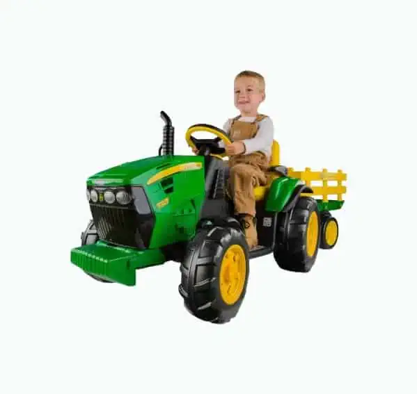 Product Image of the Peg Perego John Deere Ground Force Ride On Tractor