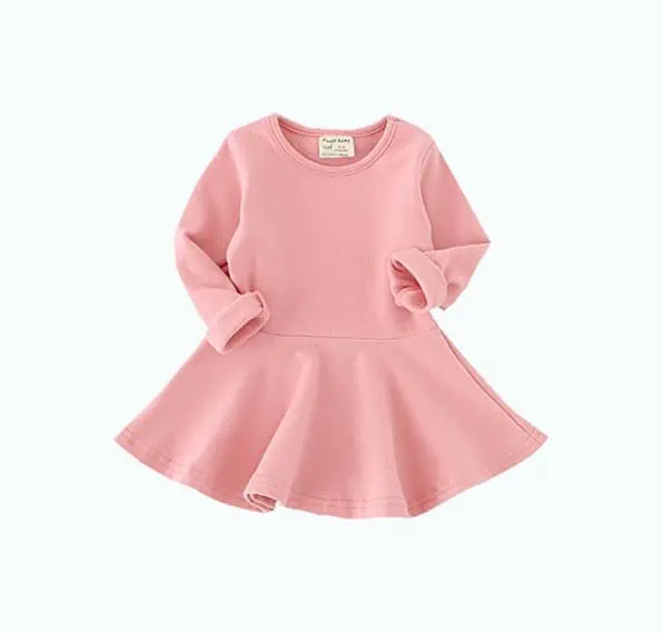 Product Image of the Peony Long Sleeve Cotton Dress
