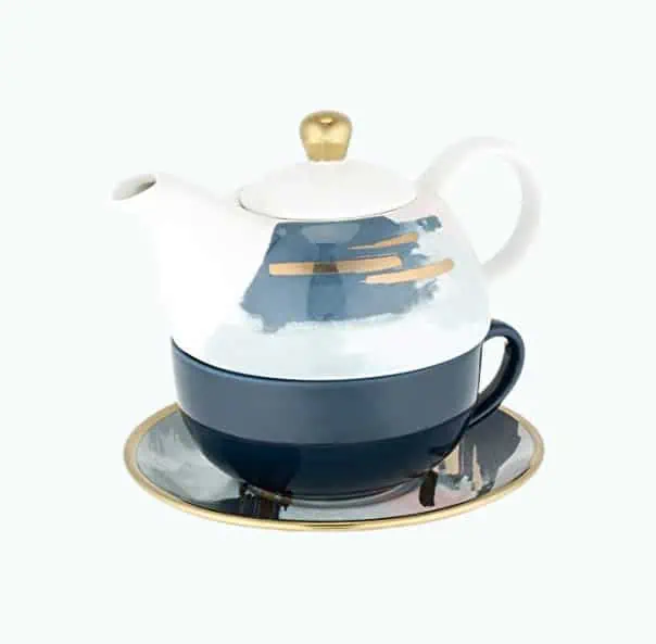 Product Image of the Pinky Up Tea Pot and Cup