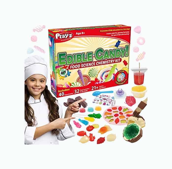 Product Image of the Playz Edible Candy Chemistry Kit