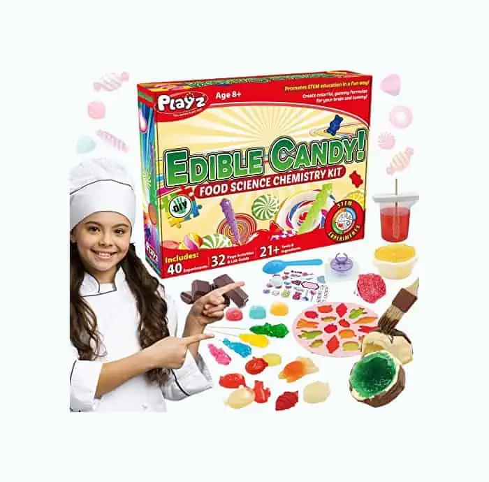 Product Image of the Playz Edible Candy! Food Science Chemistry Kit