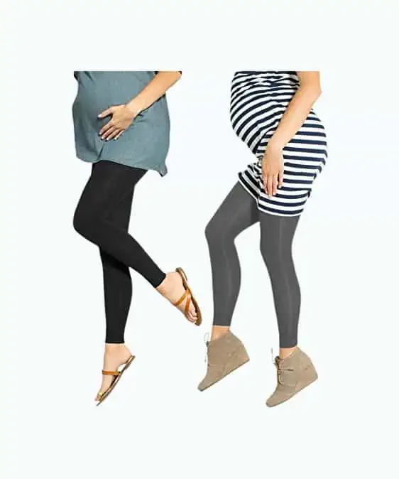 Product Image of the Preggers Footless Maternity Compression Leggings