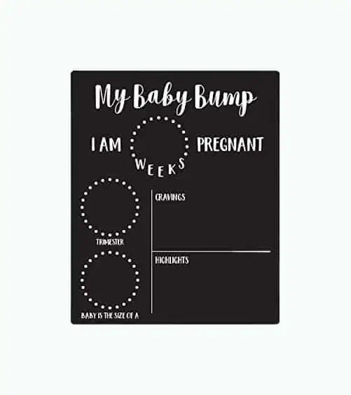 Product Image of the Pregnancy Blackboard Photo Prop