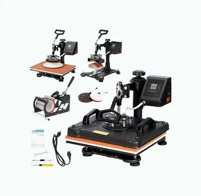 Product Image of the Pro Combo: 5-in-1 Heat Press Machine