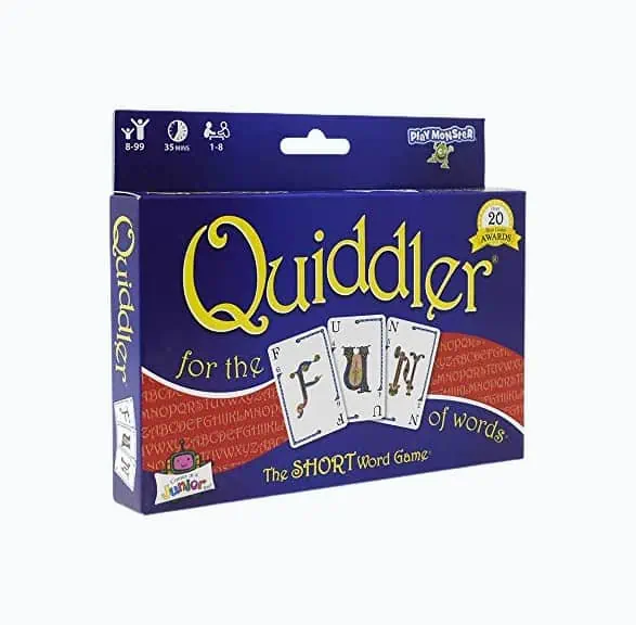 Product Image of the Quiddler — Card Game — Make Short Words With Cards to Win — For Family...