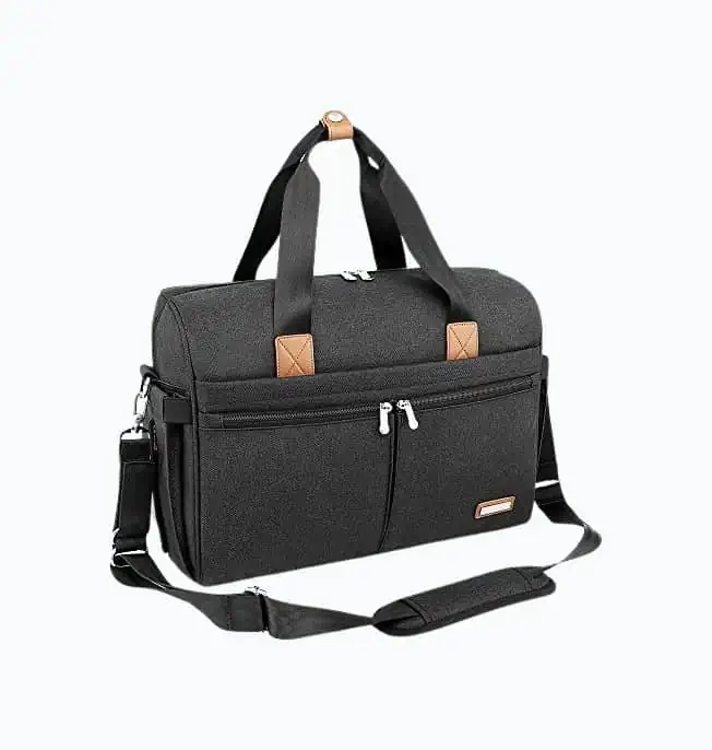 Product Image of the RUVALINO Diaper Bag Tote, Hospital Bag Large Travel Weekender Diaper Changing...